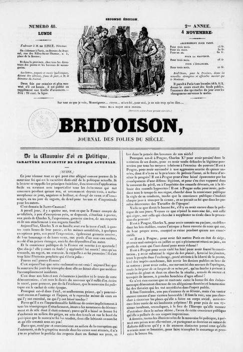 Brid'Oison (1832-1834)