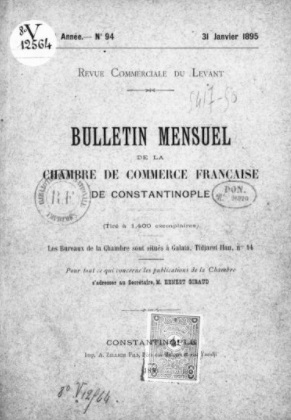 Revue commerciale du Levant (1895-1929)