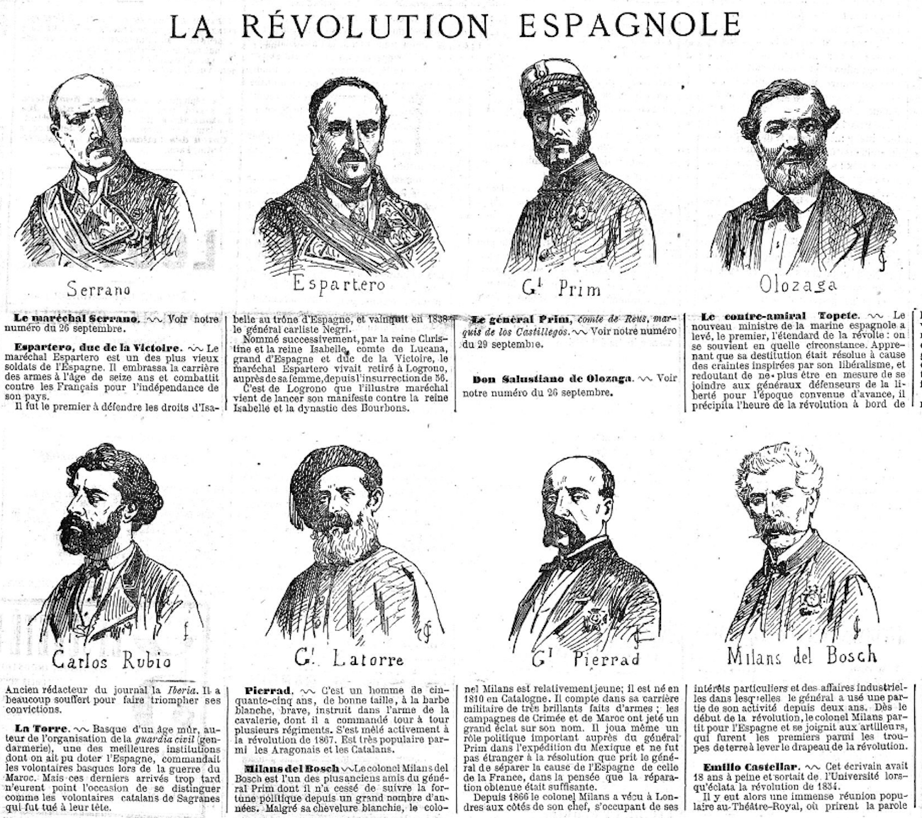 1868-1874 : la Révolution espagnole et l'échec de la première