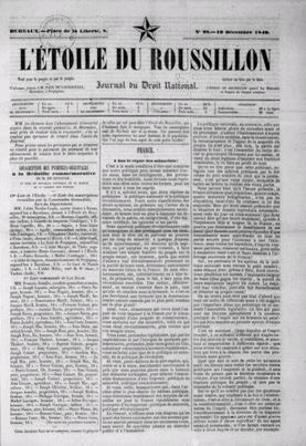 L'Étoile du Roussillon (1849-1851)