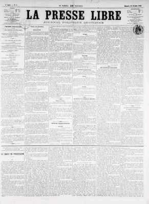 La Presse libre (1868-1869)