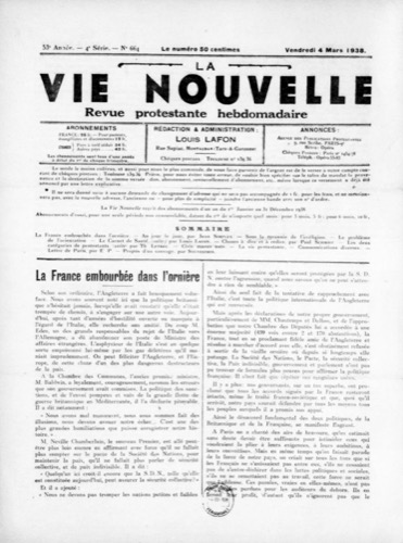 La Vie nouvelle (1925-1940)