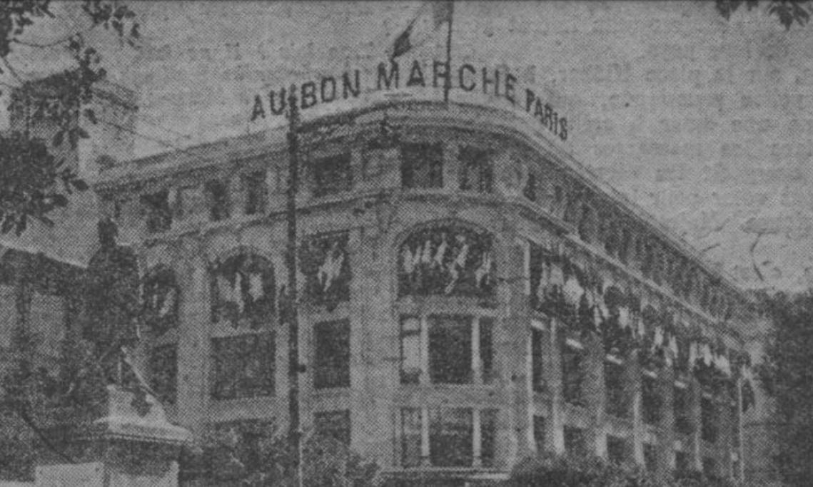 Inauguration du Bon Marché d’Alger, L’Echo d’Alger, 1923 – source : RetroNews-BnF