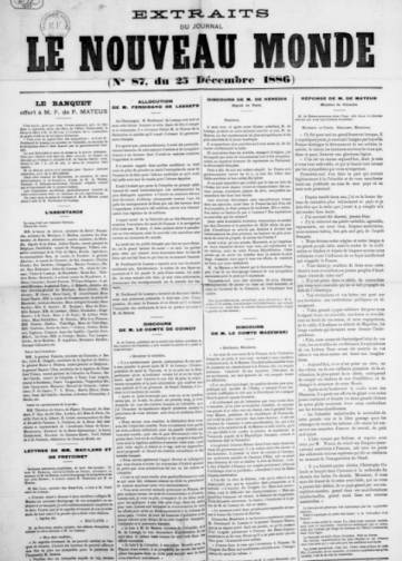 Le Nouveau Monde (1885-1924)