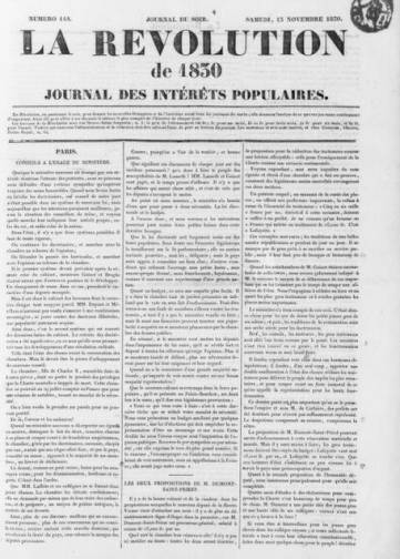 La Révolution (1830-1832)