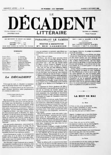 Le Décadent littéraire & artistique (1886-1889)