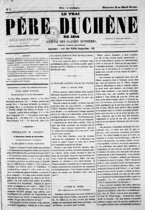 Le Vrai Père Duchêne de 1848